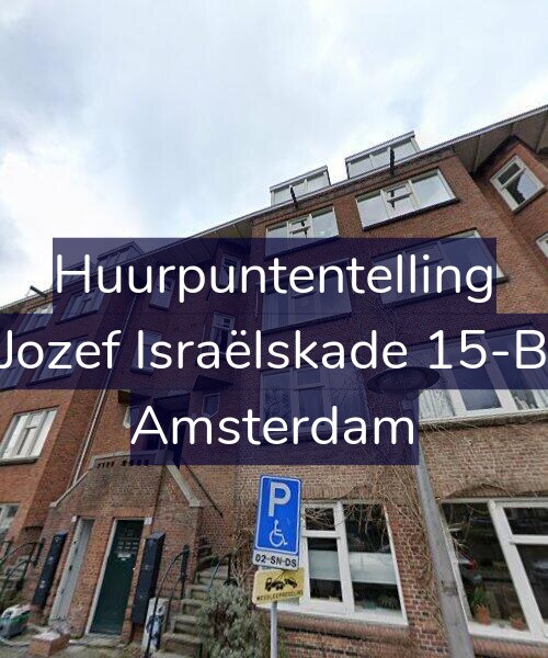 Foto gevel Huurpuntentelling voor Jozef Israëlskade 15-B, Amsterdam