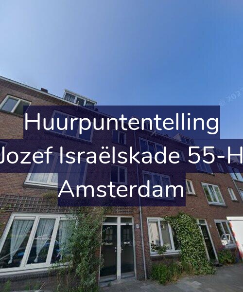 Foto gevel Huurpuntentelling voor Jozef Israëlskade 55-H, Amsterdam