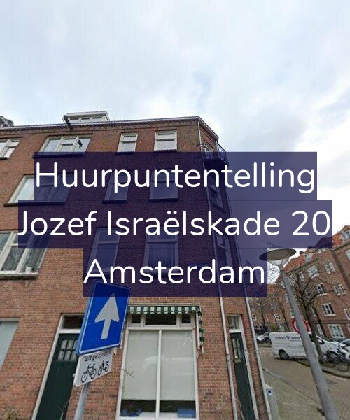 Foto gevel Huurpuntentelling voor Jozef Israëlskade 20, Amsterdam