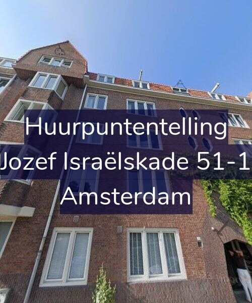 Foto gevel Huurpuntentelling voor Jozef Israëlskade 51-1, Amsterdam