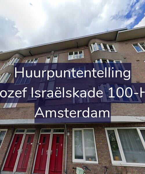Foto gevel Huurpuntentelling voor Jozef Israëlskade 100-H, Amsterdam