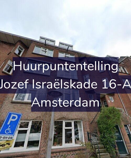 Foto gevel Huurpuntentelling voor Jozef Israëlskade 16-A, Amsterdam