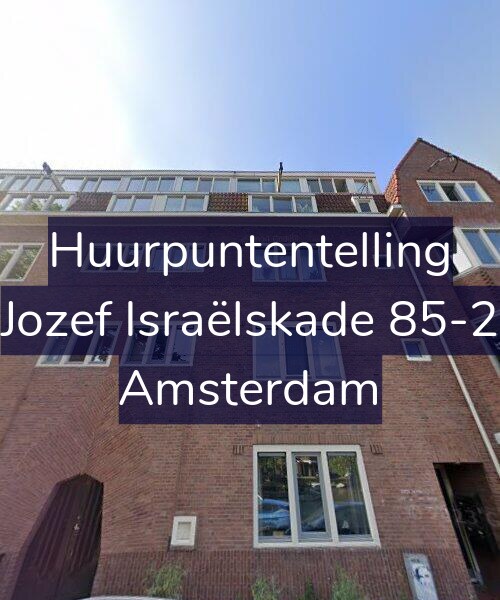 Foto gevel Huurpuntentelling voor Jozef Israëlskade 85-2, Amsterdam