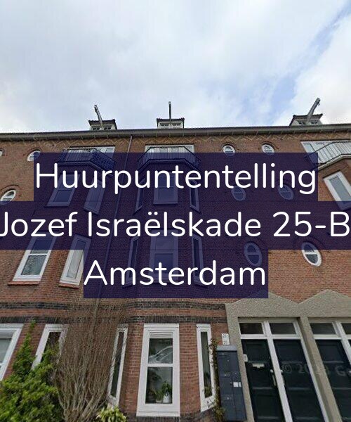 Foto gevel Huurpuntentelling voor Jozef Israëlskade 25-B, Amsterdam