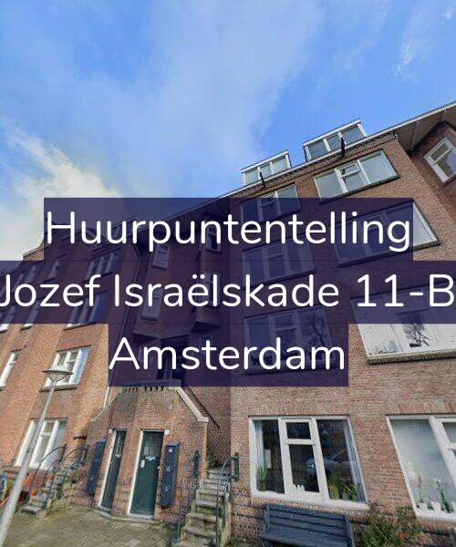 Foto gevel Huurpuntentelling voor Jozef Israëlskade 11-B, Amsterdam