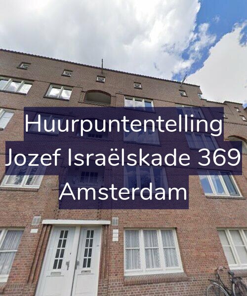Foto gevel Huurpuntentelling voor Jozef Israëlskade 369, Amsterdam