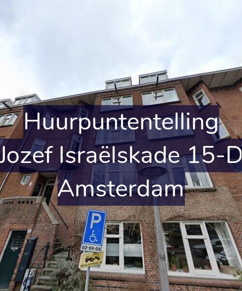 Foto gevel Huurpuntentelling voor Jozef Israëlskade 15-D, Amsterdam