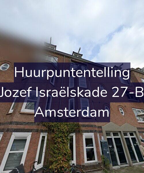 Foto gevel Huurpuntentelling voor Jozef Israëlskade 27-B, Amsterdam