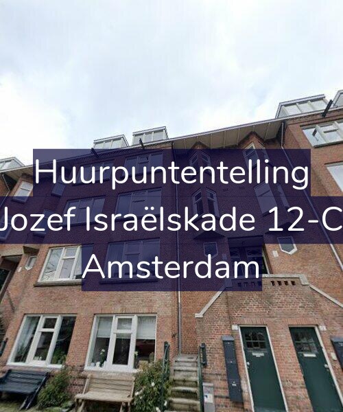 Foto gevel Huurpuntentelling voor Jozef Israëlskade 12-C, Amsterdam