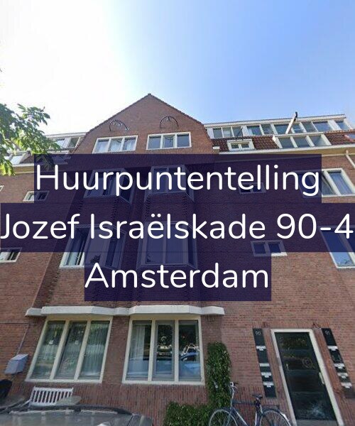 Foto gevel Huurpuntentelling voor Jozef Israëlskade 90-4, Amsterdam