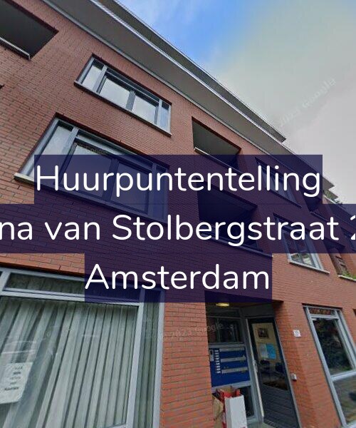 Foto gevel Huurpuntentelling voor Juliana van Stolbergstraat 20-K, Amsterdam