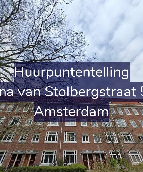 Foto gevel Huurpuntentelling voor Juliana van Stolbergstraat 52-2, Amsterdam