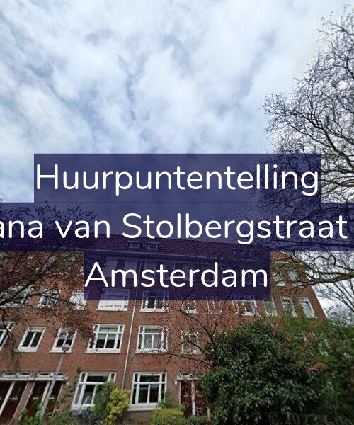 Foto gevel Huurpuntentelling voor Juliana van Stolbergstraat 6-3, Amsterdam