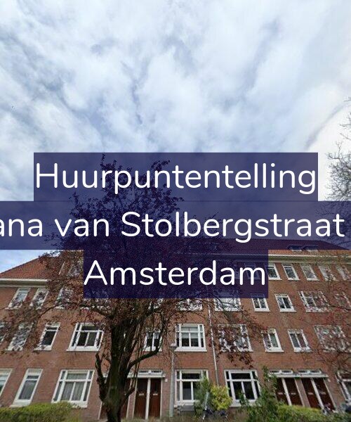 Foto gevel Huurpuntentelling voor Juliana van Stolbergstraat 8-3, Amsterdam
