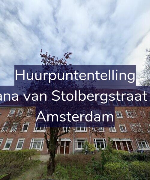 Foto gevel Huurpuntentelling voor Juliana van Stolbergstraat 8-1, Amsterdam