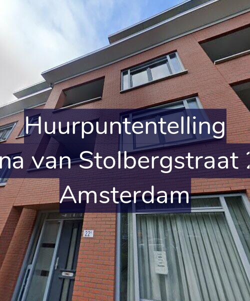 Foto gevel Huurpuntentelling voor Juliana van Stolbergstraat 22-F, Amsterdam