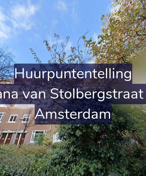 Foto gevel Huurpuntentelling voor Juliana van Stolbergstraat 6-1, Amsterdam
