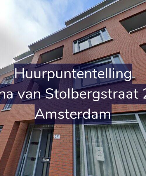 Foto gevel Huurpuntentelling voor Juliana van Stolbergstraat 22-C, Amsterdam