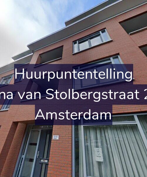 Foto gevel Huurpuntentelling voor Juliana van Stolbergstraat 22-B, Amsterdam