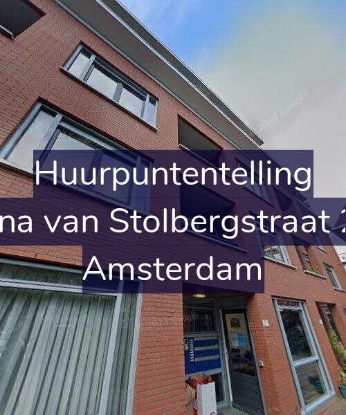 Foto gevel Huurpuntentelling voor Juliana van Stolbergstraat 20-F, Amsterdam
