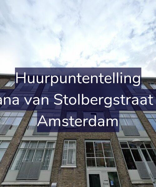 Foto gevel Huurpuntentelling voor Juliana van Stolbergstraat 9-3, Amsterdam