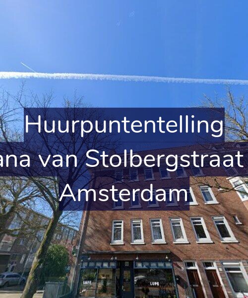 Foto gevel Huurpuntentelling voor Juliana van Stolbergstraat 4-2, Amsterdam