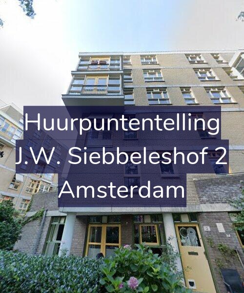 Foto gevel Huurpuntentelling voor J.W. Siebbeleshof 2, Amsterdam
