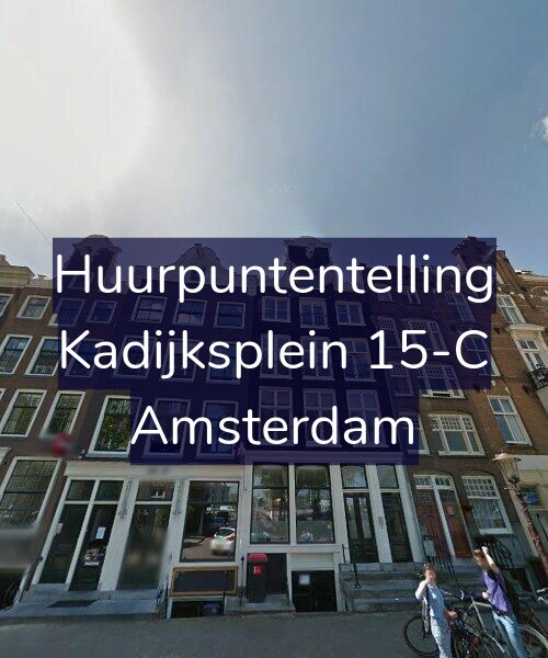 Foto gevel Huurpuntentelling voor Kadijksplein 15-C, Amsterdam