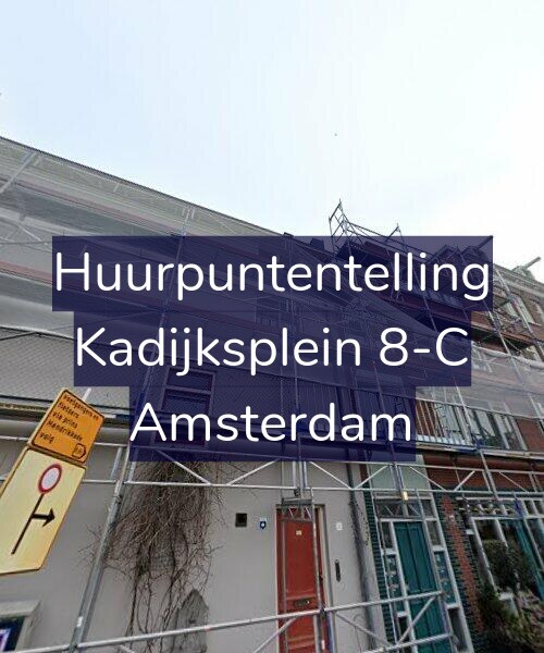 Foto gevel Huurpuntentelling voor Kadijksplein 8-C, Amsterdam