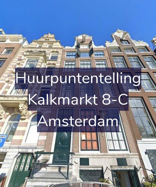Foto gevel Huurpuntentelling voor Kalkmarkt 8-C, Amsterdam