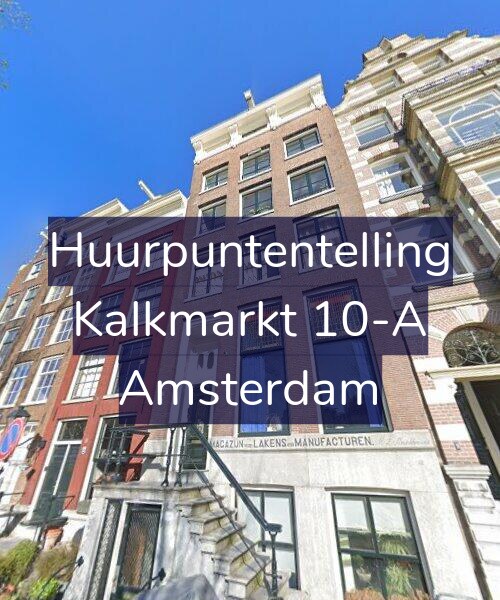 Foto gevel Huurpuntentelling voor Kalkmarkt 10-A, Amsterdam