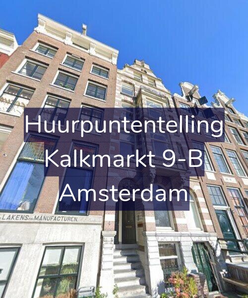 Foto gevel Huurpuntentelling voor Kalkmarkt 9-B, Amsterdam