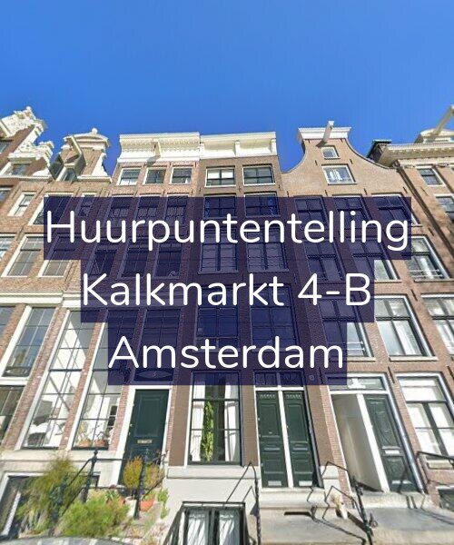 Foto gevel Huurpuntentelling voor Kalkmarkt 4-B, Amsterdam