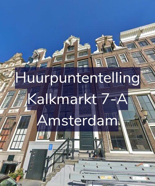 Foto gevel Huurpuntentelling voor Kalkmarkt 7-A, Amsterdam