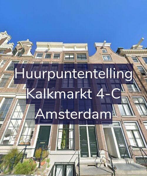 Foto gevel Huurpuntentelling voor Kalkmarkt 4-C, Amsterdam