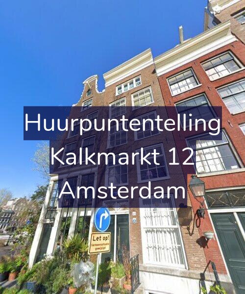 Foto gevel Huurpuntentelling voor Kalkmarkt 13, Amsterdam