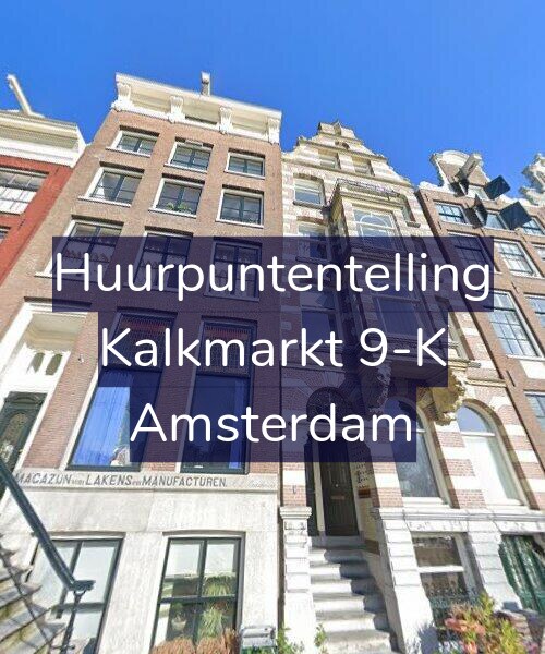 Foto gevel Huurpuntentelling voor Kalkmarkt 9-K, Amsterdam