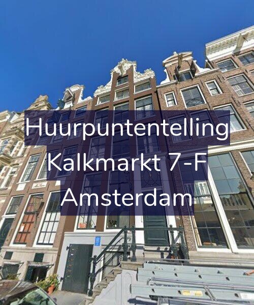 Foto gevel Huurpuntentelling voor Kalkmarkt 7-F, Amsterdam