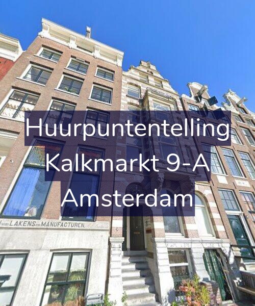 Foto gevel Huurpuntentelling voor Kalkmarkt 9-A, Amsterdam