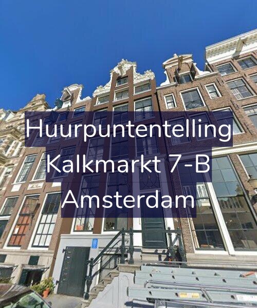 Foto gevel Huurpuntentelling voor Kalkmarkt 7-B, Amsterdam