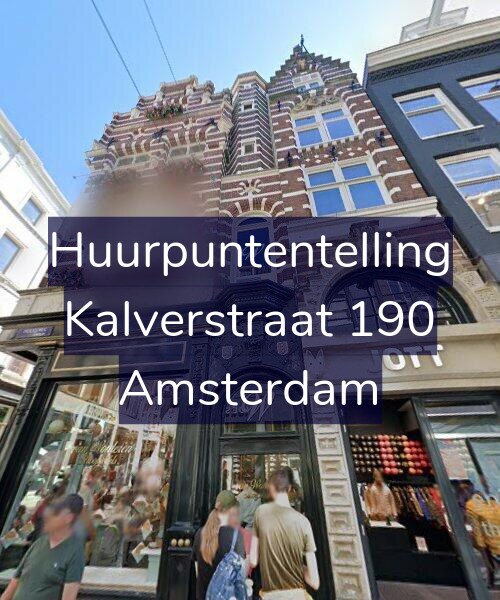 Foto gevel Huurpuntentelling voor Kalverstraat 190, Amsterdam