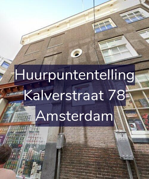 Foto gevel Huurpuntentelling voor Kalverstraat 78, Amsterdam
