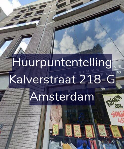 Foto gevel Huurpuntentelling voor Kalverstraat 218-G, Amsterdam