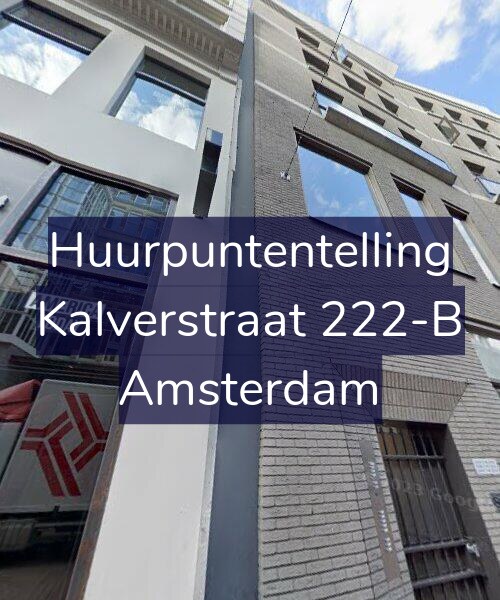 Foto gevel Huurpuntentelling voor Kalverstraat 222-B, Amsterdam