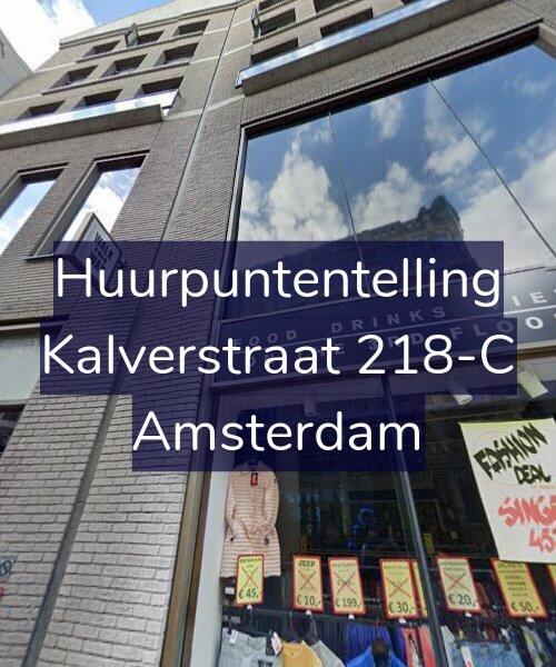 Foto gevel Huurpuntentelling voor Kalverstraat 218-C, Amsterdam