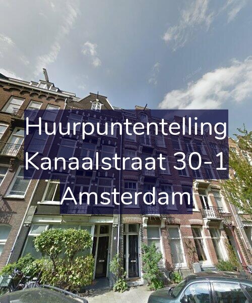 Foto gevel Huurpuntentelling voor Kanaalstraat 30-1, Amsterdam