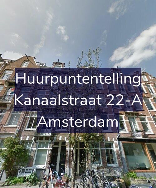 Foto gevel Huurpuntentelling voor Kanaalstraat 22-A, Amsterdam
