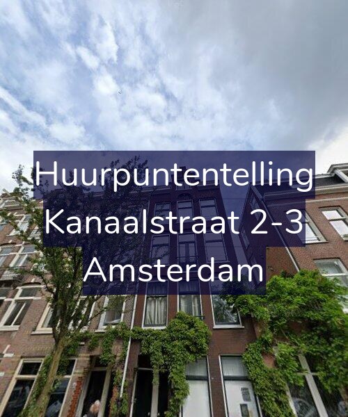 Foto gevel Huurpuntentelling voor Kanaalstraat 2-3, Amsterdam