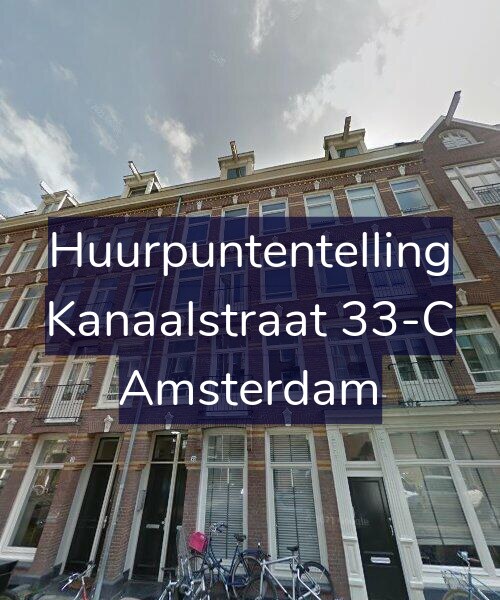 Foto gevel Huurpuntentelling voor Kanaalstraat 33-C, Amsterdam