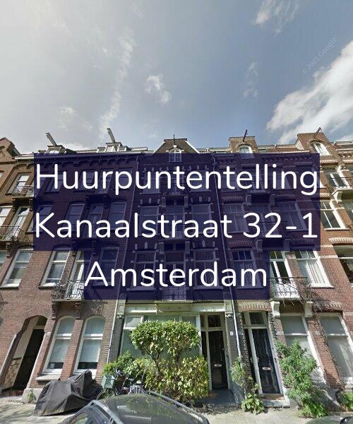 Foto gevel Huurpuntentelling voor Kanaalstraat 32-1, Amsterdam